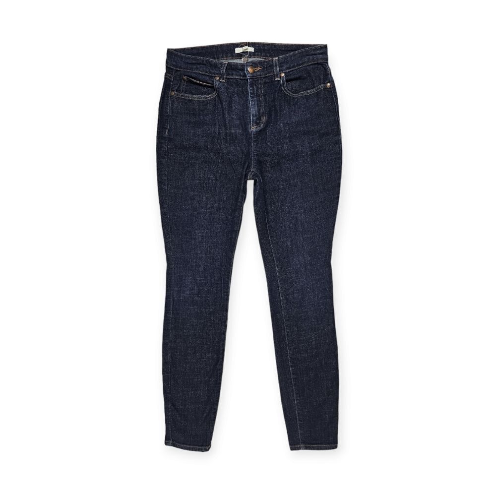 Eileen Fisher Dark Wash High Rise Skinny Jeans Women's Size 6 - Picture 1 of 10